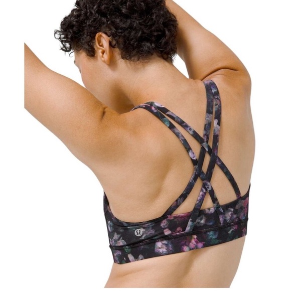LULULEMON/Energy Floral Sports Bra-S/M - Picture 3 of 12